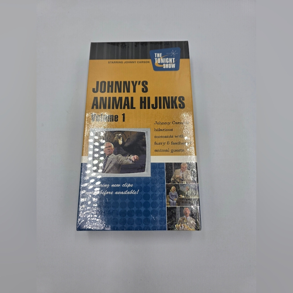 Johnny Carson VHS Animal Hijinks Volume 1 New Old Stock SEALED